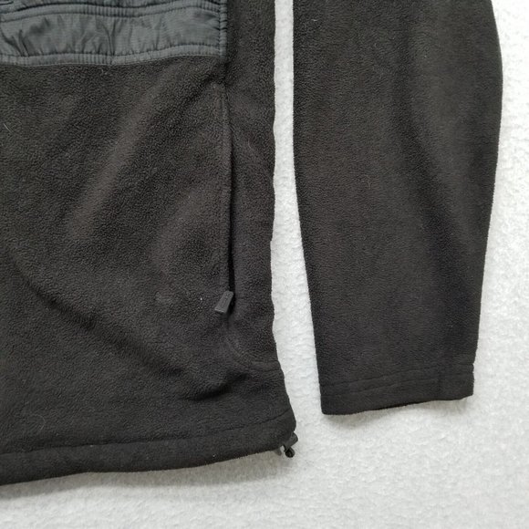 New Balance Jacket Mens Medium Black Zip Fleece Pockets Mock Neck Outdoor - Picture 5 of 11